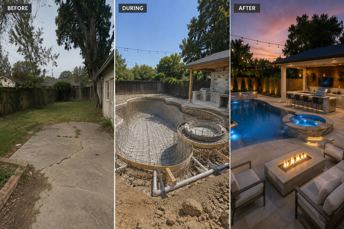 Backyard Transformation – A2Z Rebuilders